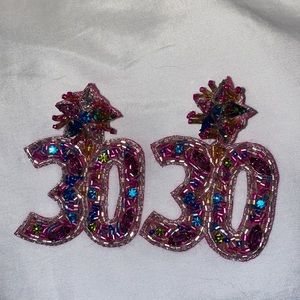 30 year old bday earrings